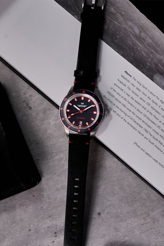 Orologio automatico in pelle Tropea - Nero - Dominatore Del Mare