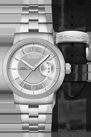 Orologio automatico in acciaio Heinrich Minimal - Argentato - Schild