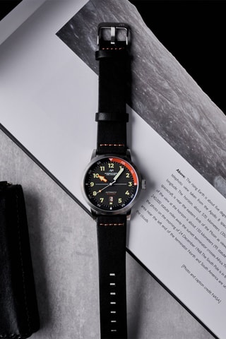 Orologio automatico in pelle Camogli - Nero - Dominatore Del Mare