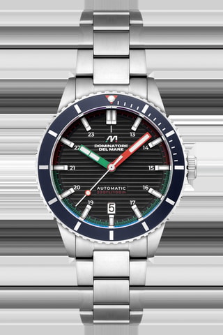 Orologio automatico in acciaio Scilla - Argentato - Dominatore Del Mare