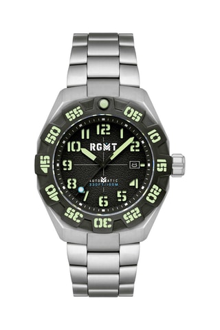 Orologio automatico in acciaio inossidabile Argentato e verde