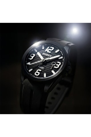 Orologio automatico in gomma Torrent - Nero - Nubeo