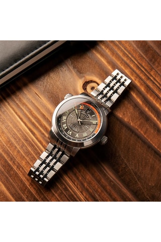 Orologio automatico Heinrich e cinturino  - Nero
