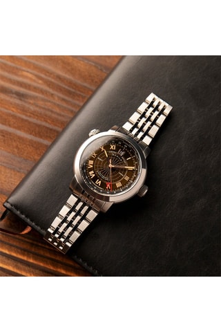 Orologio automatico Heinrich e cinturino  - Marrone