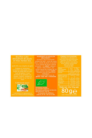 Paquet Bouillon cube Poule - 80 g
