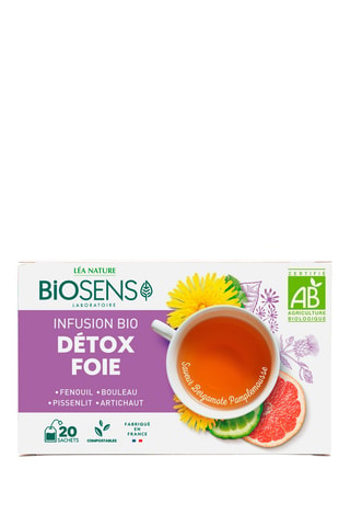 Infusion bio Détox foie Bio - 20 sachets