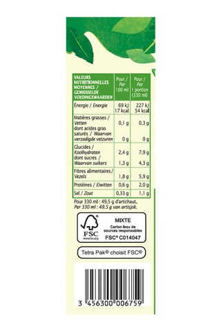 Velouté Artichaut Détox - 33 cl