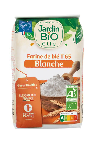 Paquet Farine de Blé blanche T 65 - 1 kg