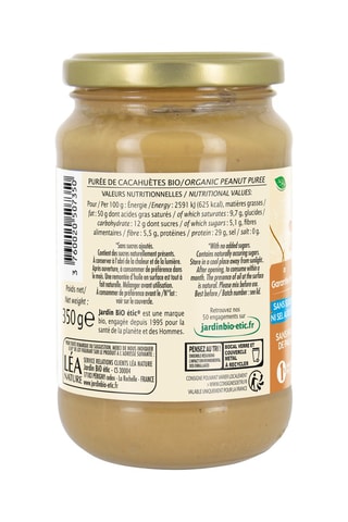 Beurre de Cacahuète bio 350 g