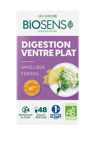 Digestion ventre plat Bio - 48 gélules - Cure de 24 jours