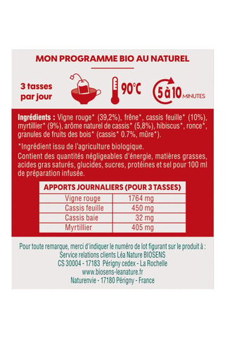 Infusion Jambes légères - 20 sachets