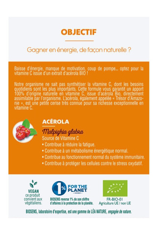 Vitamine C - 24 comprimés - Cure de 12 jours
