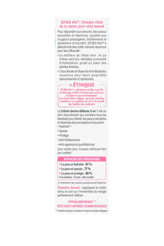Crème dermo-défense 5-en-1 Bio - Peaux sensibles - 50 ml