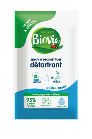 Spray à reconstituer détartrant Biovie - 1 sachet de poudre à diluer