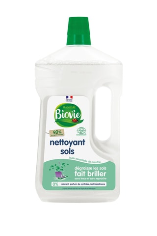 Nettoyant pour sols à l'huile essentielle de menthe Biovie - 1 l
