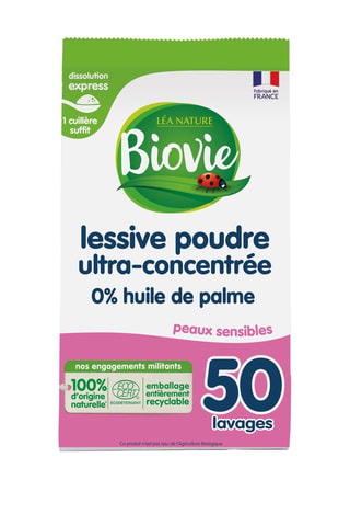Lessive poudre ultra concentrée Peaux sensibles - 50 lavages