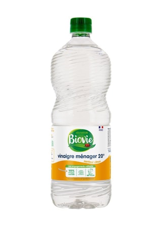 Vinaigre ménager 20° Biovie - Senteur citron - Eco-recharge - 1 l