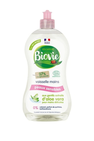 Liquide vaisselle et mains Peaux sensibles à l'Aloe vera bio - 500 ml