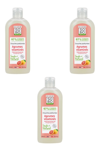 3 x Gel douche parfumé Agrumes Vitaminées - 300 ml