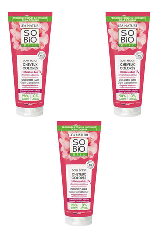 3 x Soin éclat cheveux colorés - 200 ml