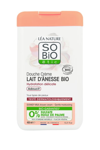 3 x Crème de douche au lait d'ânesse bio - 450 ml