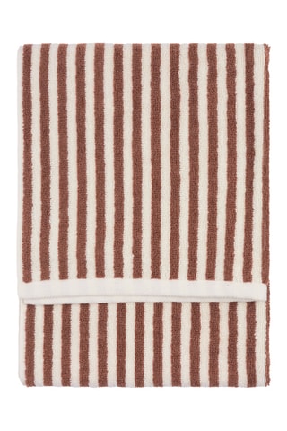 Toalla de mano Hebden - Marrón - 50 x 100 cm