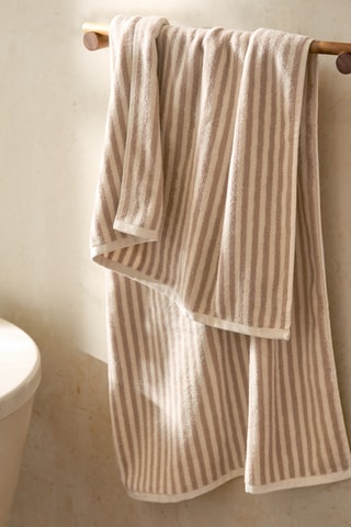 Toalla de ducha Hebden - Beige - 70 x 130 cm