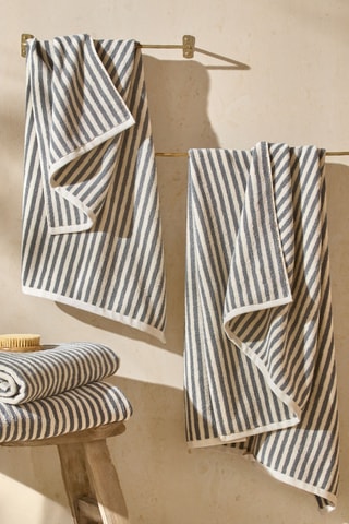 Toalla de ducha Hebden - Gris - 70 x 130 cm