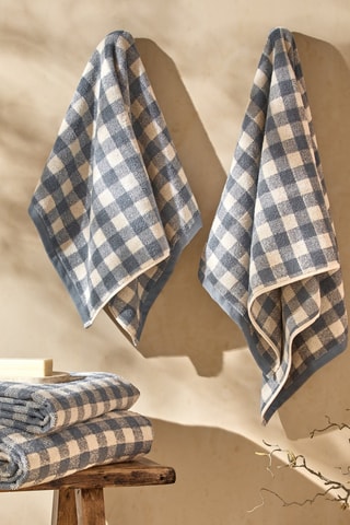 Toalla de ducha Barton - Azul ­- 70 x 130 cm