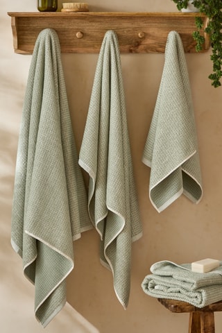 Toalla de ducha Hebden - Verde - 70 x 130 cm