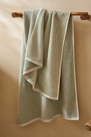 Toalla de ducha Hebden - Verde - 70 x 130 cm