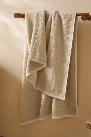 Toalla de ducha Hebden - Beige - 70 x 130 cm