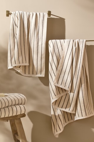 Toalla de baño Hebden - Beige - 100 x 150 cm