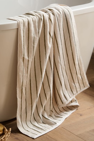 Toalla de baño Hebden - Beige - 100 x 150 cm