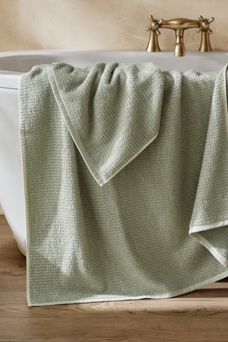 Toalla de ducha Hebden - Verde - 70 x 130 cm