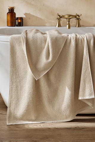 Toalla de ducha Hebden - Beige - 100 x 180 cm