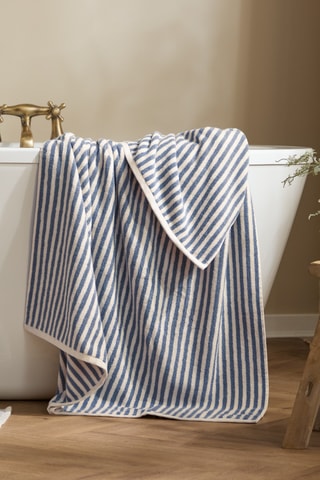 Toalla de baño Hebden - Azul ­- 100 x 180 cm