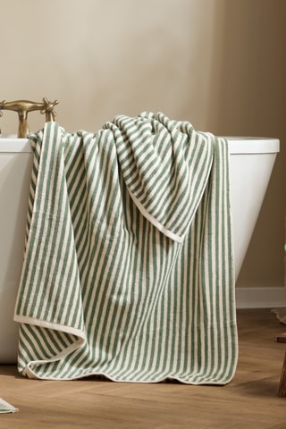 Toalla de baño Hebden - Verde - 100 x 180 cm