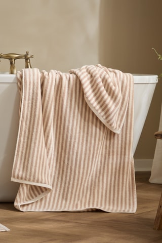 Toalla de baño Hebden - Beige - 100 x 180 cm