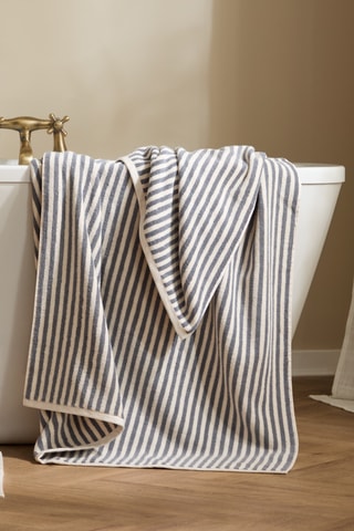Toalla de baño Hebden - Gris - 100 x 180 cm