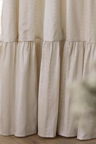 2 cortinas Birdie - Beige - 117 x 137 cm