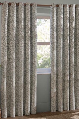 2 cortinas Grace - Gris - 117 x 137 cm