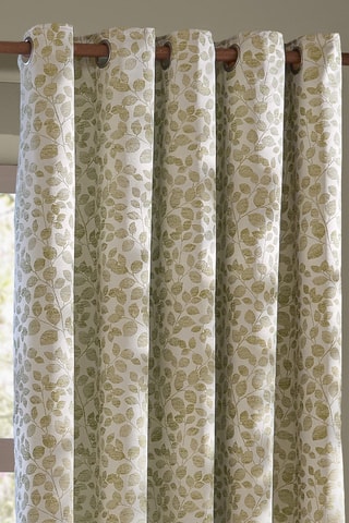 2 cortinas Grace - Verde - 117 x 137 cm