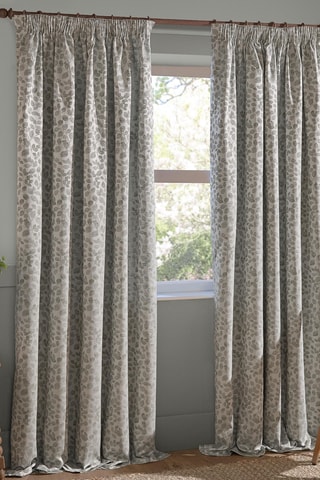 2 cortinas Grace - Gris - 117 x 137 cm