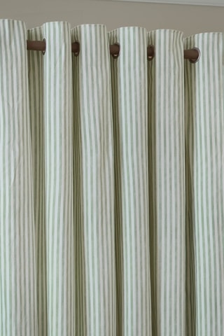 2 cortinas Hebden - Verde - 117 x 137 cm