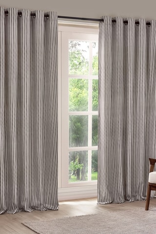 2 cortinas Hebden - Gris - 117 x 137 cm