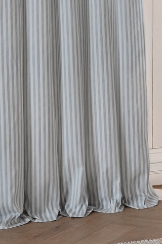 2 cortinas Hebden - Azul ­- 117 x 137 cm