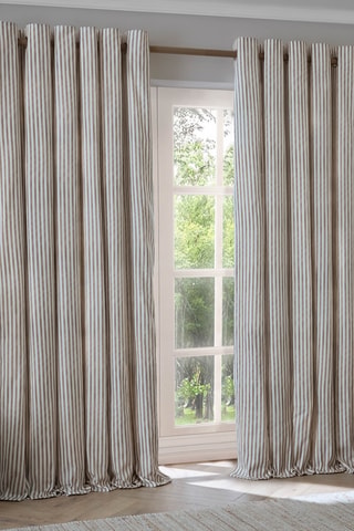 2 cortinas Hebden - Topo - 117 x 137 cm