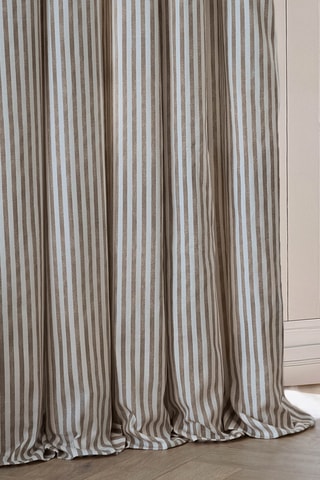 2 cortinas opacas Hebden - Topo - 117 x 137 cm
