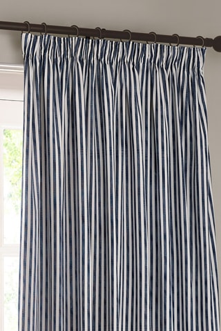 2 cortinas opacas Hebden - Azul marino - 117 x 137 cm